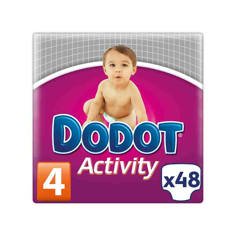 Pañales Infantil Dodot Activity T-4 8/14Kg 48 unidades