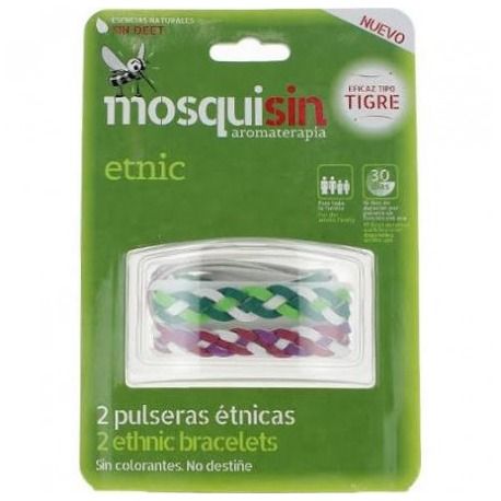 Pulsera Antimosquitos MosquiSin Etnic 2 Uds.