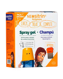 Neositrin 100% Spray + Champú Antipiojos Kit