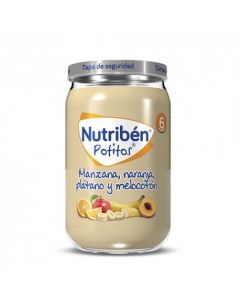 Nutriben Potito Manzana con Melocotón y Cereales