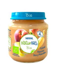 Naturnes Bio Plátano, Pera, Manzana Y Melocotón 120g Nestle
