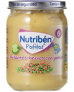 Nutriben Potito Cena Crema de Guisantes con Jamón