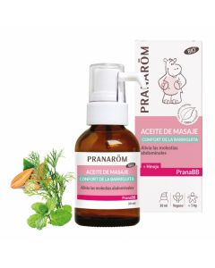 BIO Spray de masaje 15ml - Confort digestivo Pranarôm