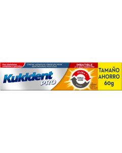Kukident Pro Doble Accion Crema Adhesiva Para Dentaduras 60g 
