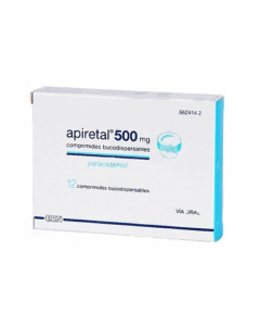 Apiretal 500mg Comprimidos bucodispersables 24 comprimidos