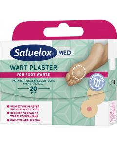Salvelox Med Foot Care Wart Plaster 20 