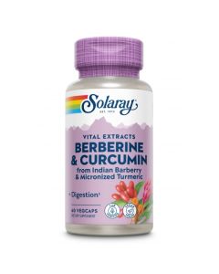 Berberine + Curcuma 60 Cápsulas Solaray