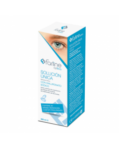 Farline Solucion Unica Lentes de Contacto con Hialuronato Sodico 100 ml 