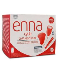 Enna Cycle Copa Menstrual x 2 Esteril Con Aplicador Talla M