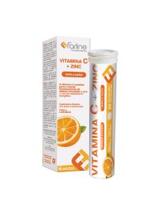 Vitamina C + Zinc 20 Comprimidos Efervecentes Farline