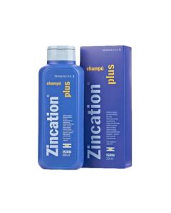 Zincation Plus 10 mg/4 mg/ml Champú, 1frasco 500 ml Isdin