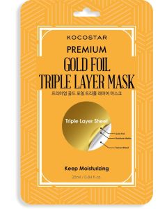 Gold Foil Triple Layer Mask 25ml Kocostar