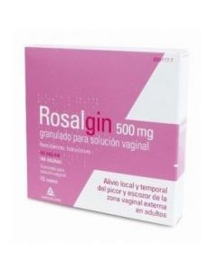 Rosalgin 500 mg Granulado Solución Vaginal 20sobres