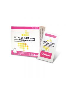 Ultra -Levura 250 mg Granulado Para Suspension Oral, 20 sobres	