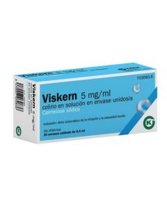 Viskern 5 mg/ml Colirio En Solución En Envase Unidosis, 30 unidades 0,4ml