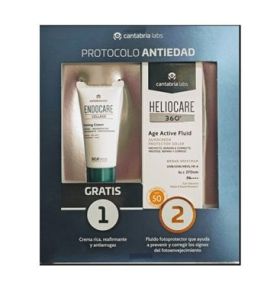 Heliocare 360 Cara Age Active Fluid SPF50 + Endocare Regalo