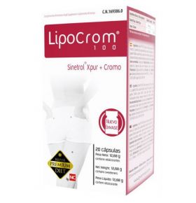 LipoCrom 100 20 cápsulas Super Premium Diet