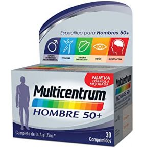 Multicentrum Hombre 50+, 30 comprimidos