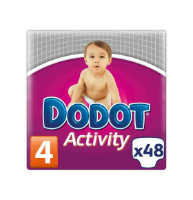 Pañales Infantil Dodot Activity T-4 8/14Kg 48 unidades 