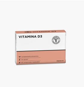 Vitamina D3 60 Comprimidos Farmacéuticos Formuladores 
