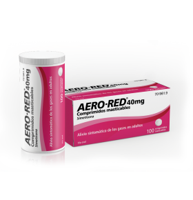 Aero Red 40mg Masticables 100 comp