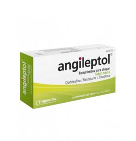 Angileptol sabor a Menta 30 comp