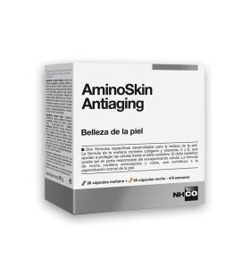 AminoSkin Antiaging 56 Cápsulas Mañana + 56 Cápsulas Noche NCHO