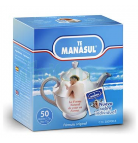 Manasul Té 50 filtros