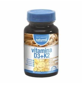 Vitamina D3 + K2 60 Comprimidos Naturmil