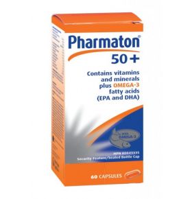 Pharmaton 50 Plus 60 Cápsulas 