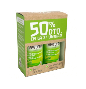 Duplo Desodorante Roll-On de Citrus Weleda (2x50ml)