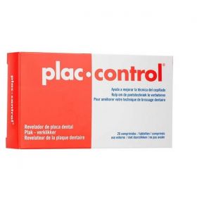 Plac Control Revelador de Placa Dental 20 comprimidos