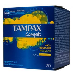 Tampax Compack Regular 20 unidades Evax
