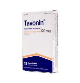 Tavonin 120 mg 15 Comprimidos 