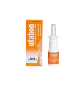 Utabon 0,5 mg/ml Solución Para Pulverización Nasal Con Bomba Dosificadora, 1 envase pulverizador de 15 ml	