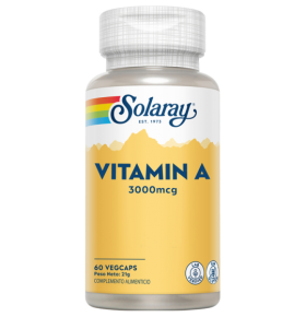 Vitamina A 3000mcg 60 Cápsulas Solaray