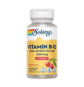 Vitamina B12 Acido Folico 90 Comprimidos Solaray